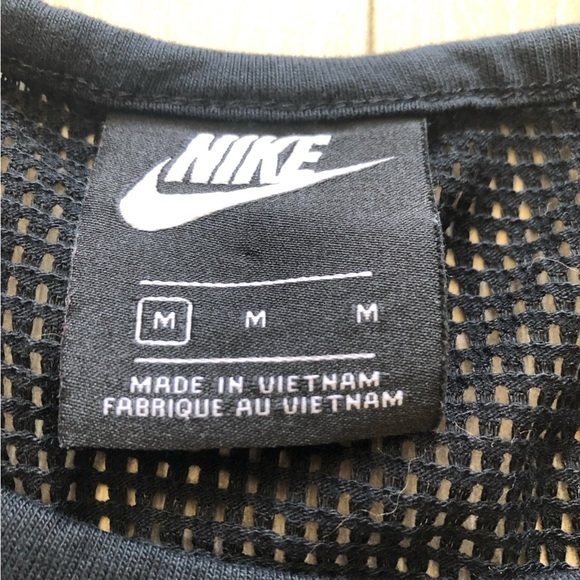 Nike Racerback Mesh Logo Tank Top in Black Women’s Size M - Picture 7 of 7